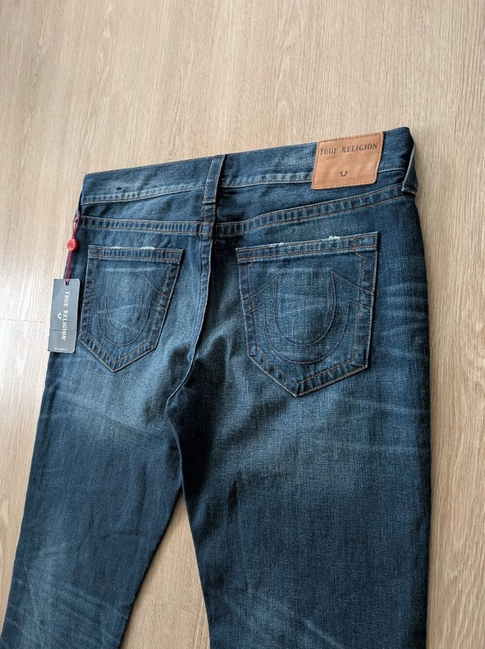 True Religion Jeans Men's 36 Geno Relaxed Slim No Flap Single End NWT